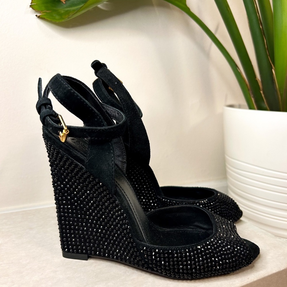 Tory Burch Studded Wedge Sandals